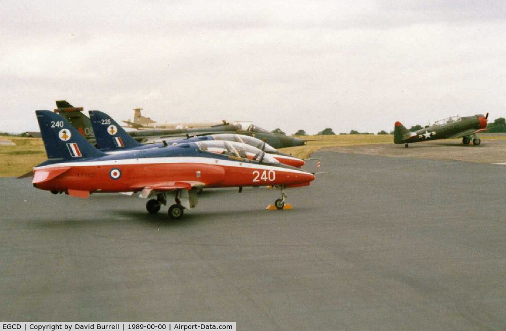 Woodford Aerodrome Airport, Stockport, England United Kingdom (EGCD) - Hawks - Woodford Airshow 1989 (Scanned)