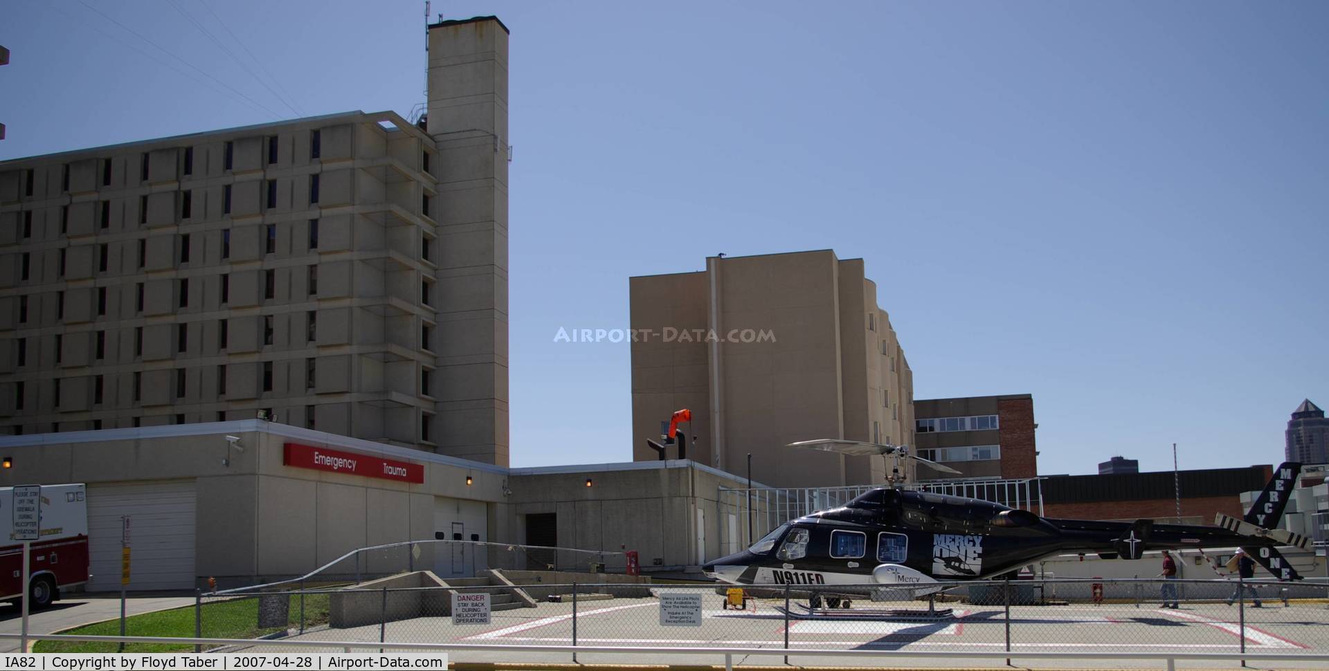 Mercy Hospital Medical Center Private Heliport (IA82) - Mercy Hospital Des Moines Iowa