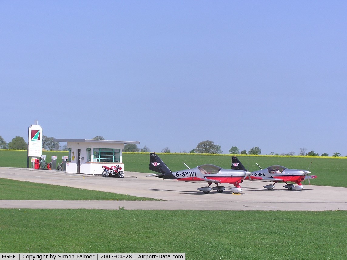 Sywell Aerodrome Airport, Northampton, England United Kingdom (EGBK) - General view of Sywell airfield
