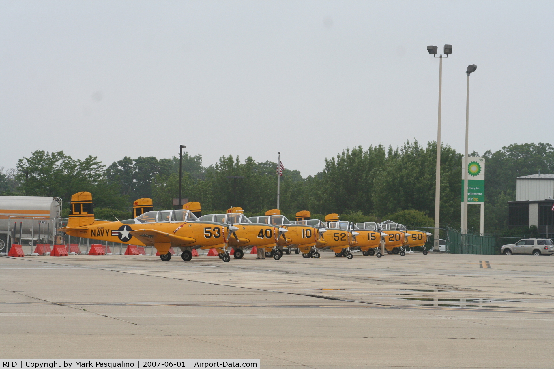 Chicago/rockford International Airport (RFD) - T-34 flight line