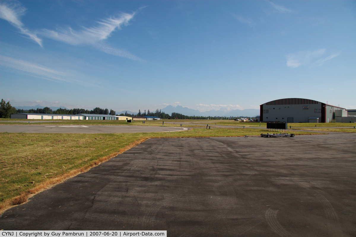 Langley Regional Airport, Langley, BC Canada (CYNJ) - South to North view