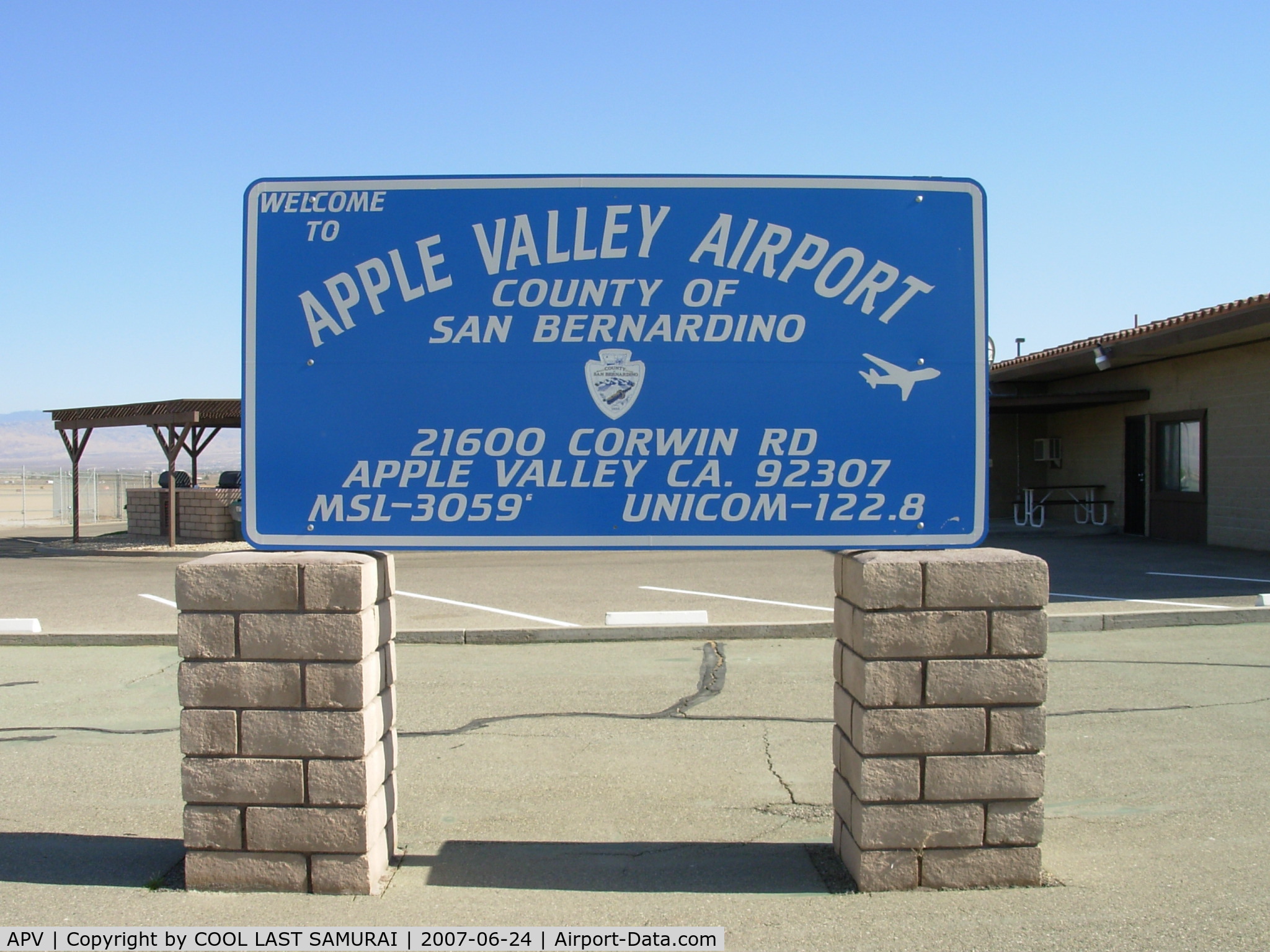 Apple Valley Airport (APV) - Airport Sign