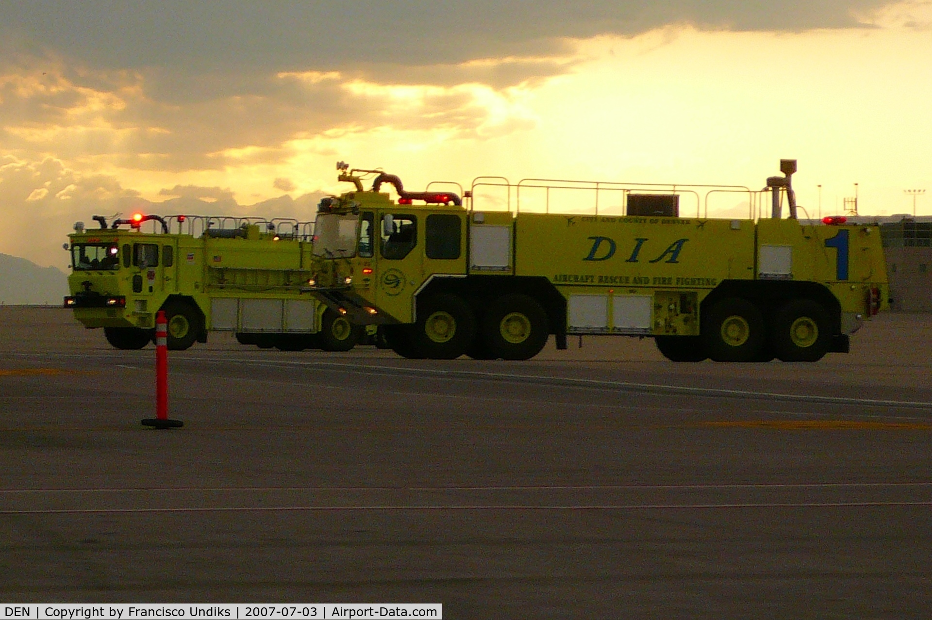 Denver International Airport (DEN) - Standing by.