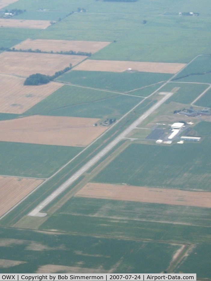 Putnam County Airport (OWX) - View from 4500'