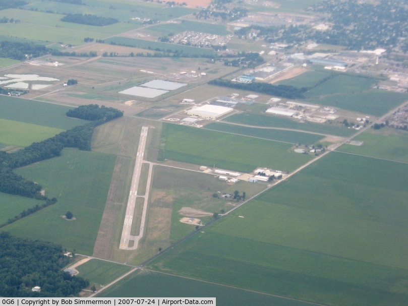 Williams County Airport (0G6) - View from 4500'