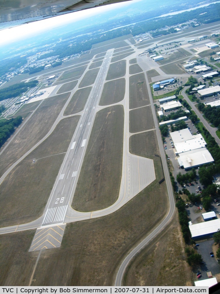 Cherry Capital Airport (TVC) - Looking west down RWY 28