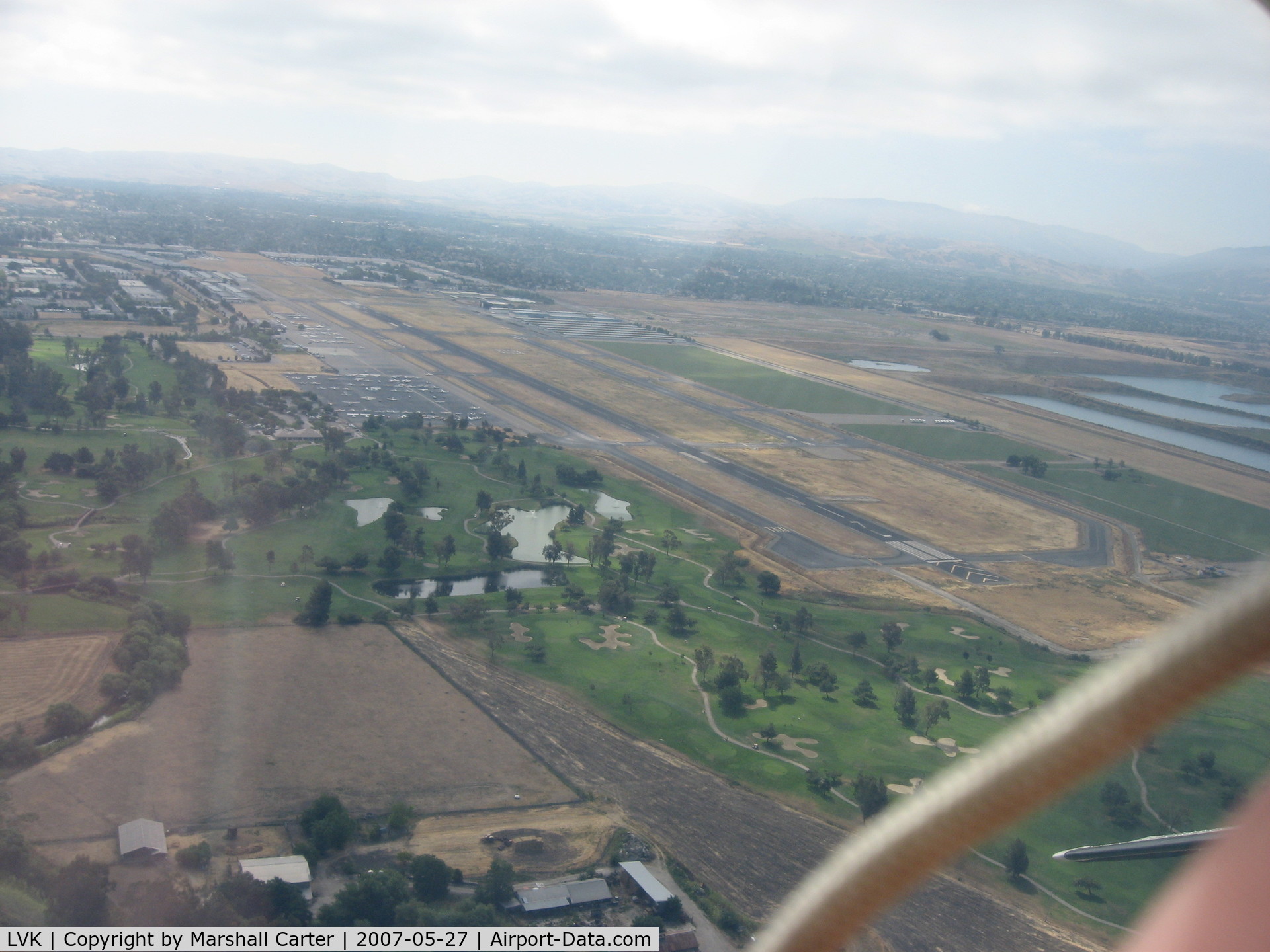 Livermore Municipal Airport (LVK) - After departure in N2017T off of 25R