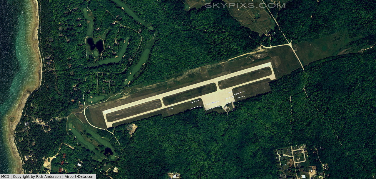Mackinac Island Airport (MCD) - Vertical of MCD-Mackinac Island Airport