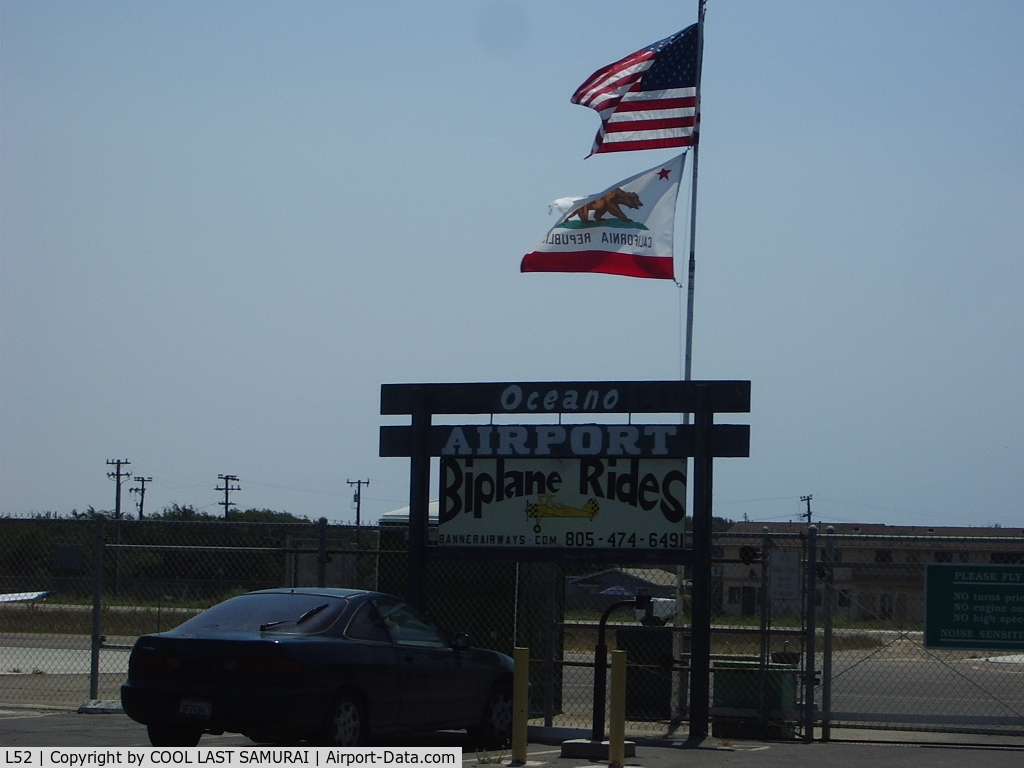 Oceano County Airport (L52) - Oceano Airport Entrance