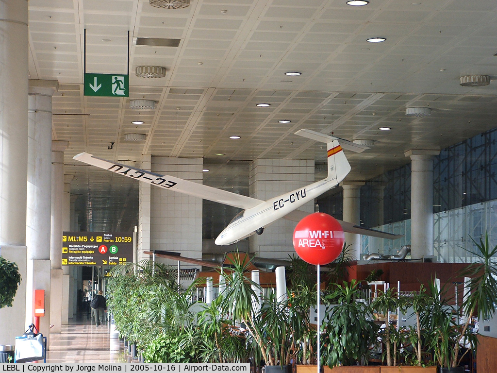 Barcelona International Airport, Barcelona Spain (LEBL) - Terminal C, Wi-Fi area.