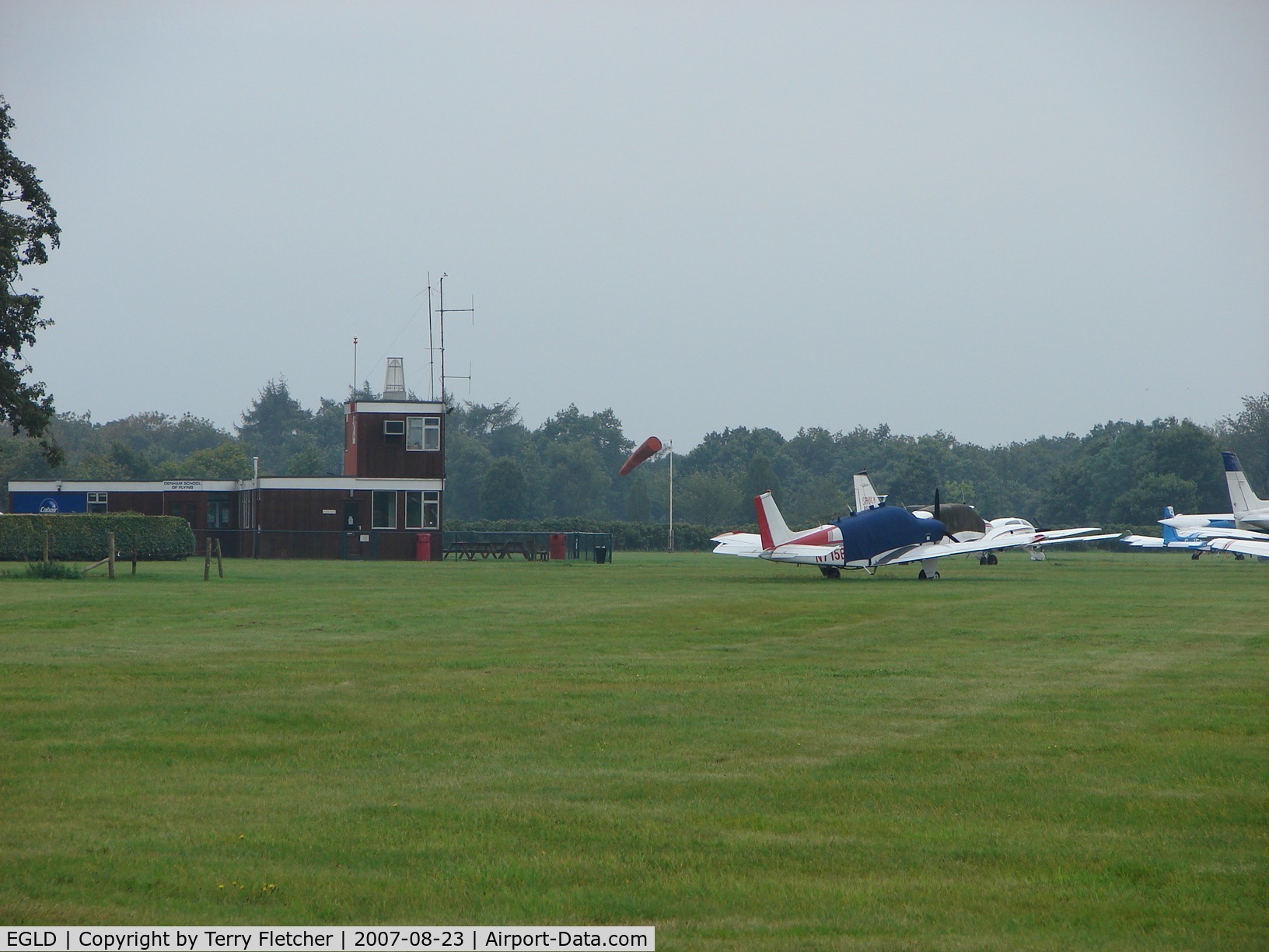 Denham Aerodrome Airport, Gerrards Cross, England United Kingdom (EGLD) - Denham Control Tower
