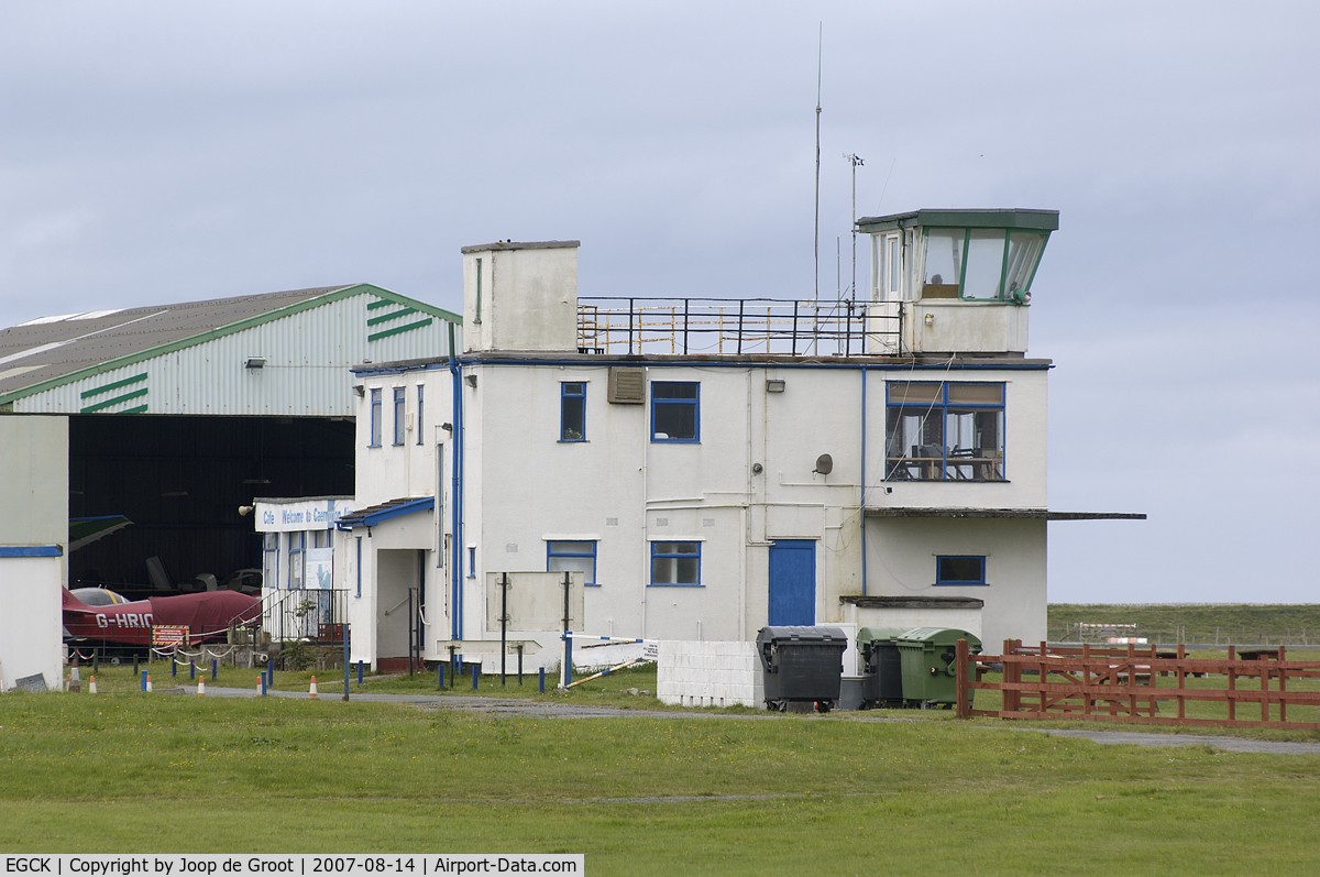 Caernarfon Airport, Caernarfon, Wales United Kingdom (EGCK) - Control Tower at Caernarfon-Llandwrog