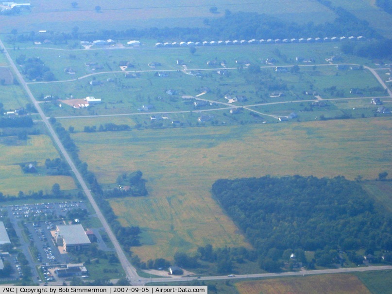 Brennand Airport (79C) - Looking west from 3500'