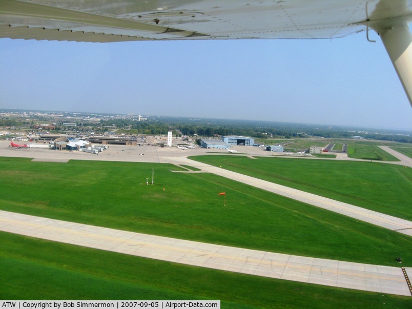 Outagamie County Regional Airport (ATW) - Departing 21, looking east