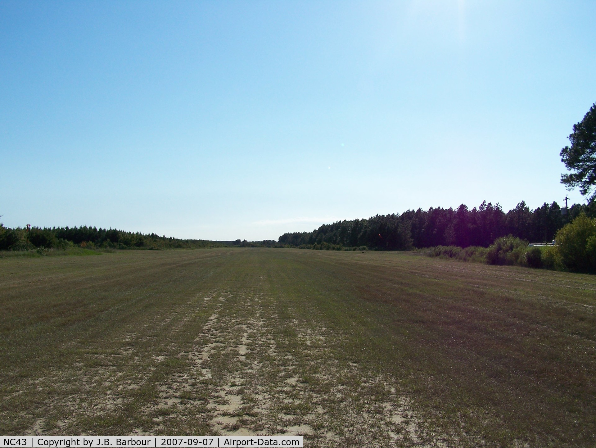 Bear Pen Airport (NC43) - This location appeared to have two runways.  The other one can't been seen