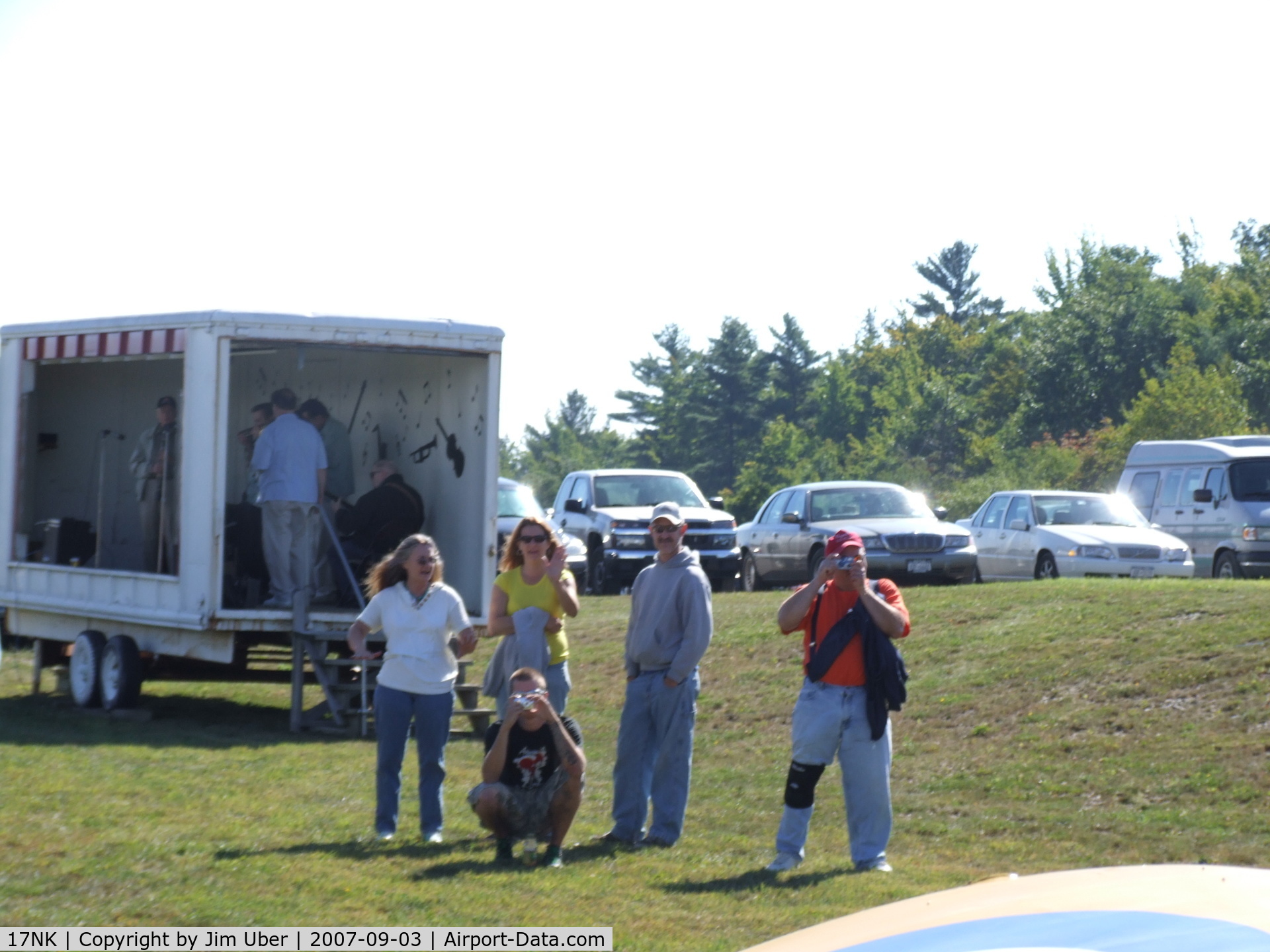 Re-dun Field Airport (17NK) - And Music, Too!!- a portable bandstand contained a 