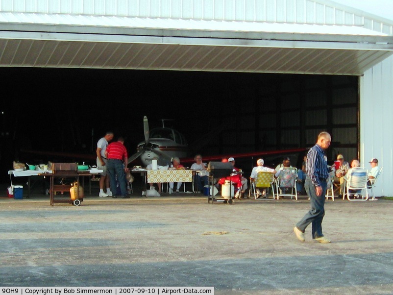 Forest Field Airport (9OH9) - TOPA organizations final cookout of the year hosted by Norm Philips at Forest, OH