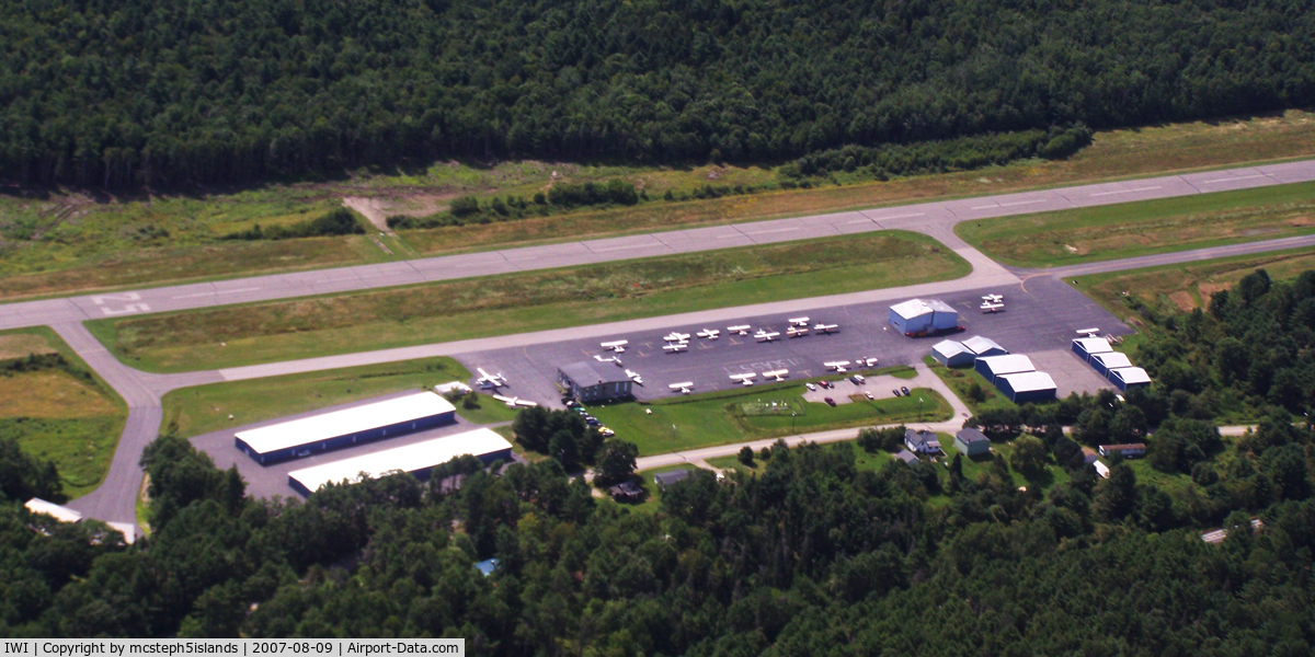 Wiscasset Airport (IWI) - IWI From Pattern