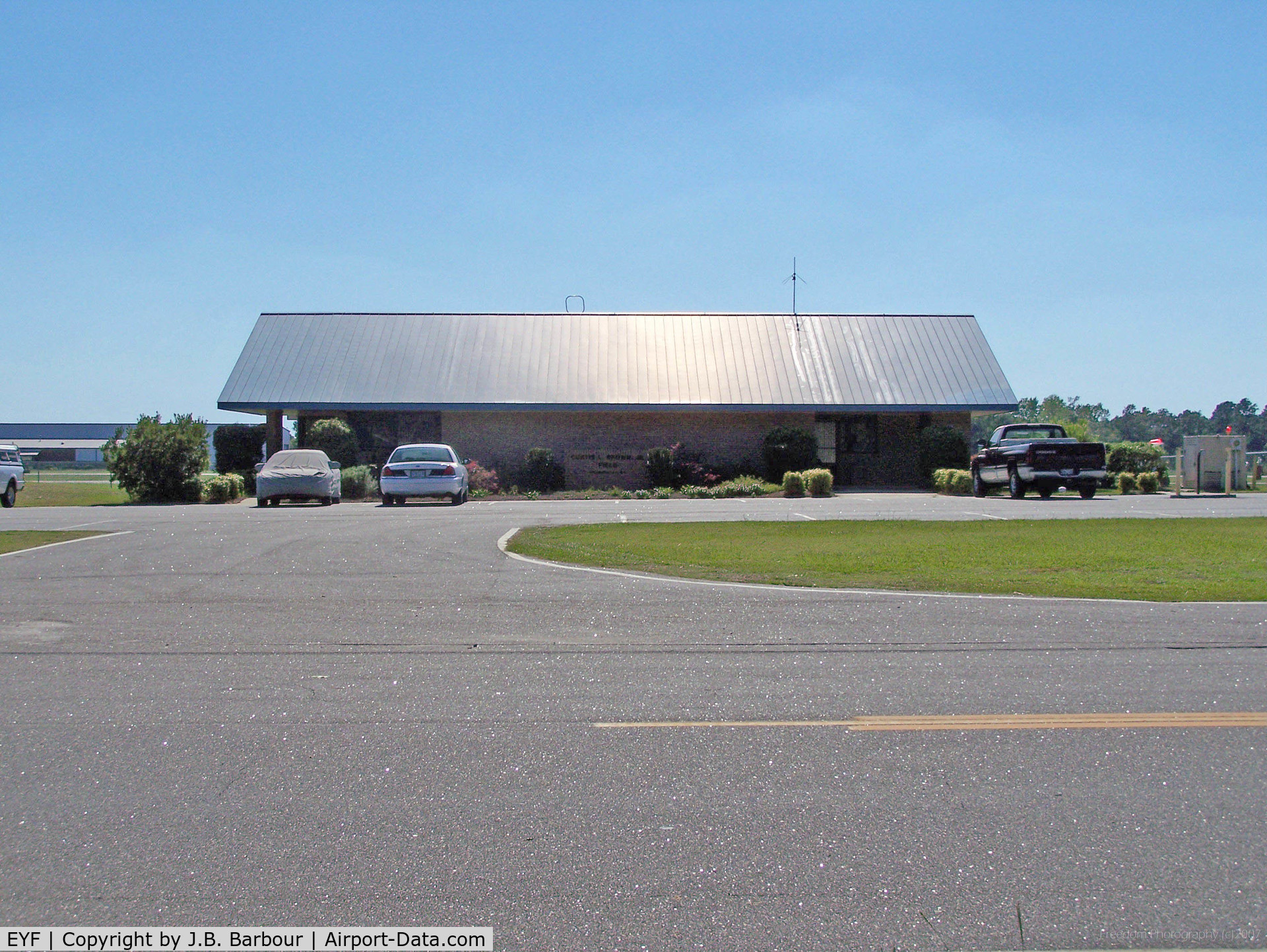 Curtis L Brown Jr Field Airport (EYF) - Friendly staff and clean facility.  Stop by and stay a while.