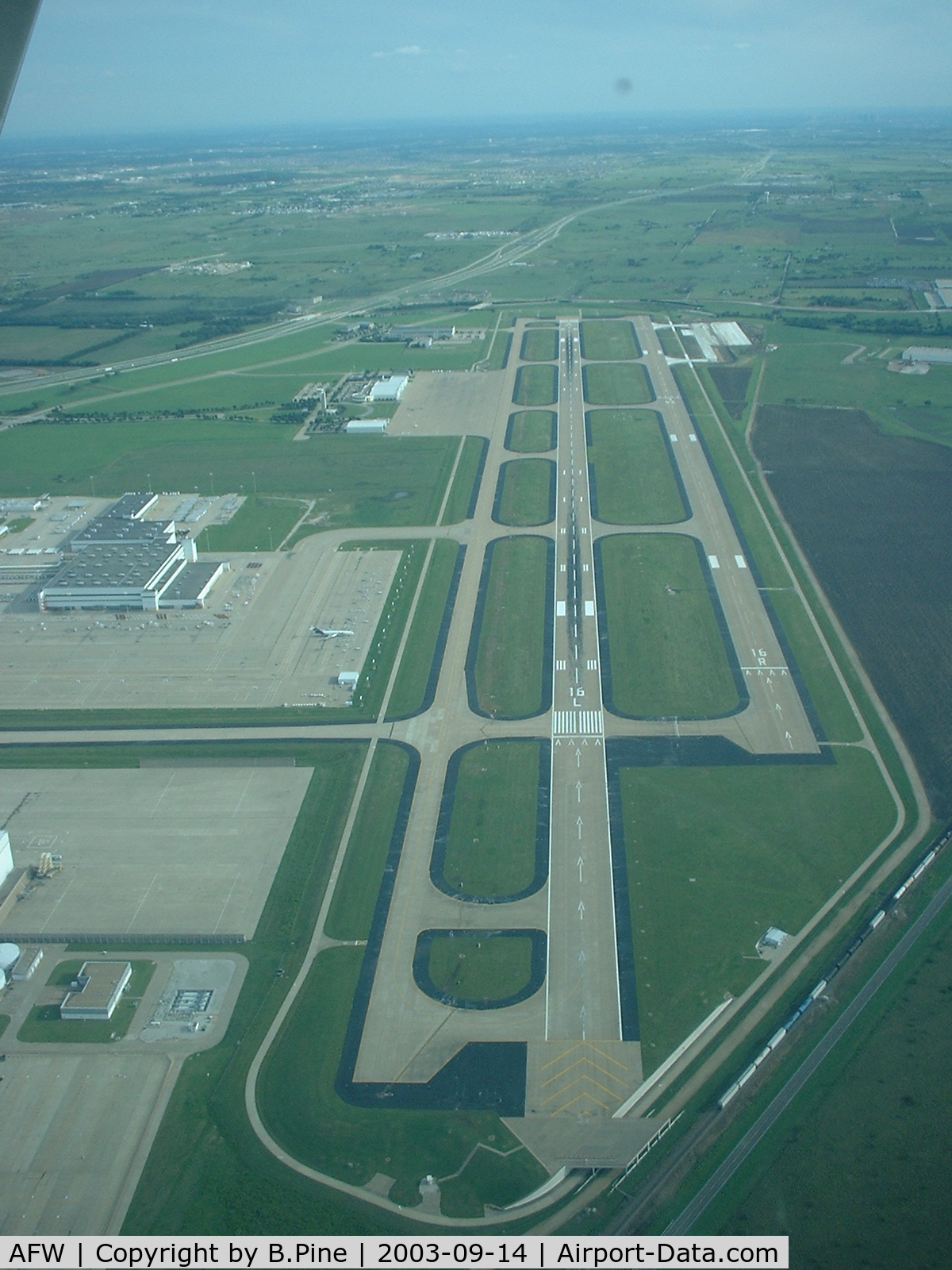 Fort Worth Alliance Airport (AFW) - Great shot of the two runways at AFW