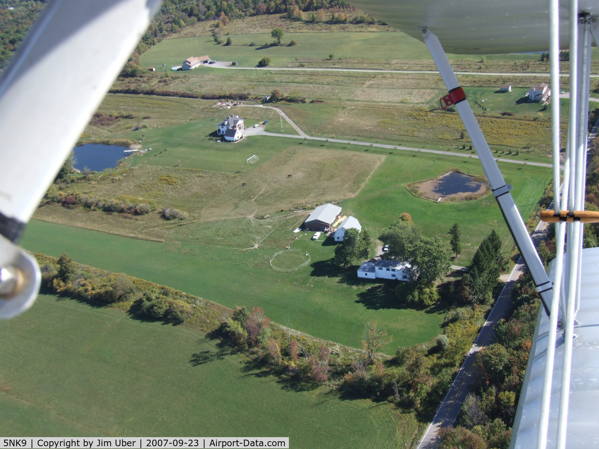 Treichler Farm Airport (5NK9) - Pete's home strip (pete's at the controls of the Fleet photo plane N8600)