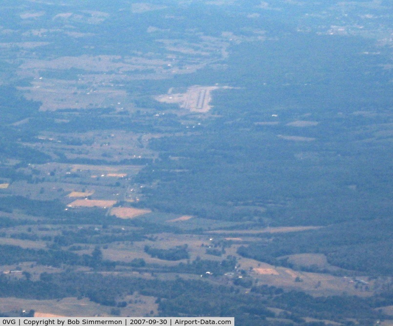 Lee County Airport (0VG) - Looking E from 8000'