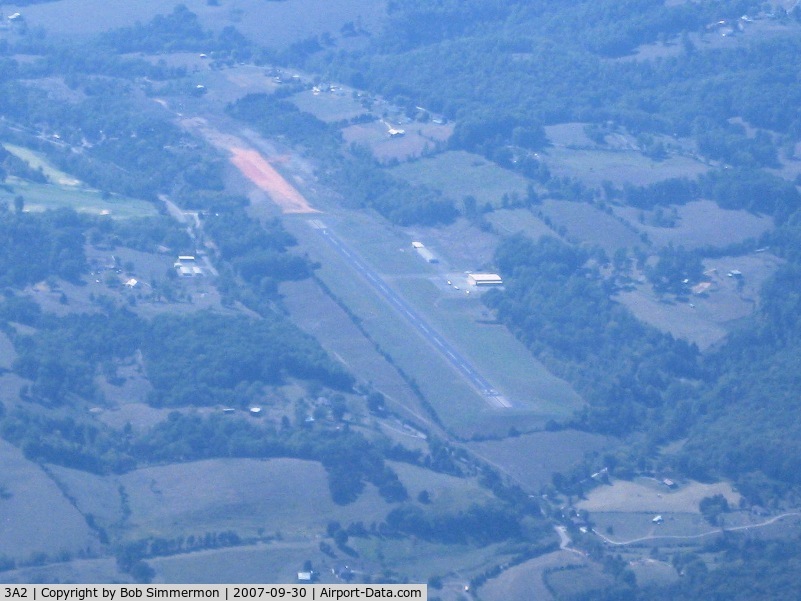 New Tazewell Municipal Airport (3A2) - From 8000'