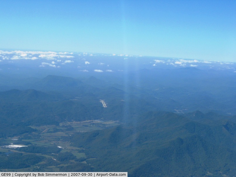 Heaven's Landing Airport (GE99) - Looking SW from 8000'