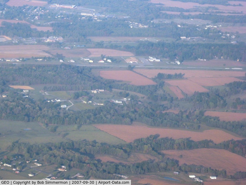 Brown County Airport (GEO) - Looking W from 5000'