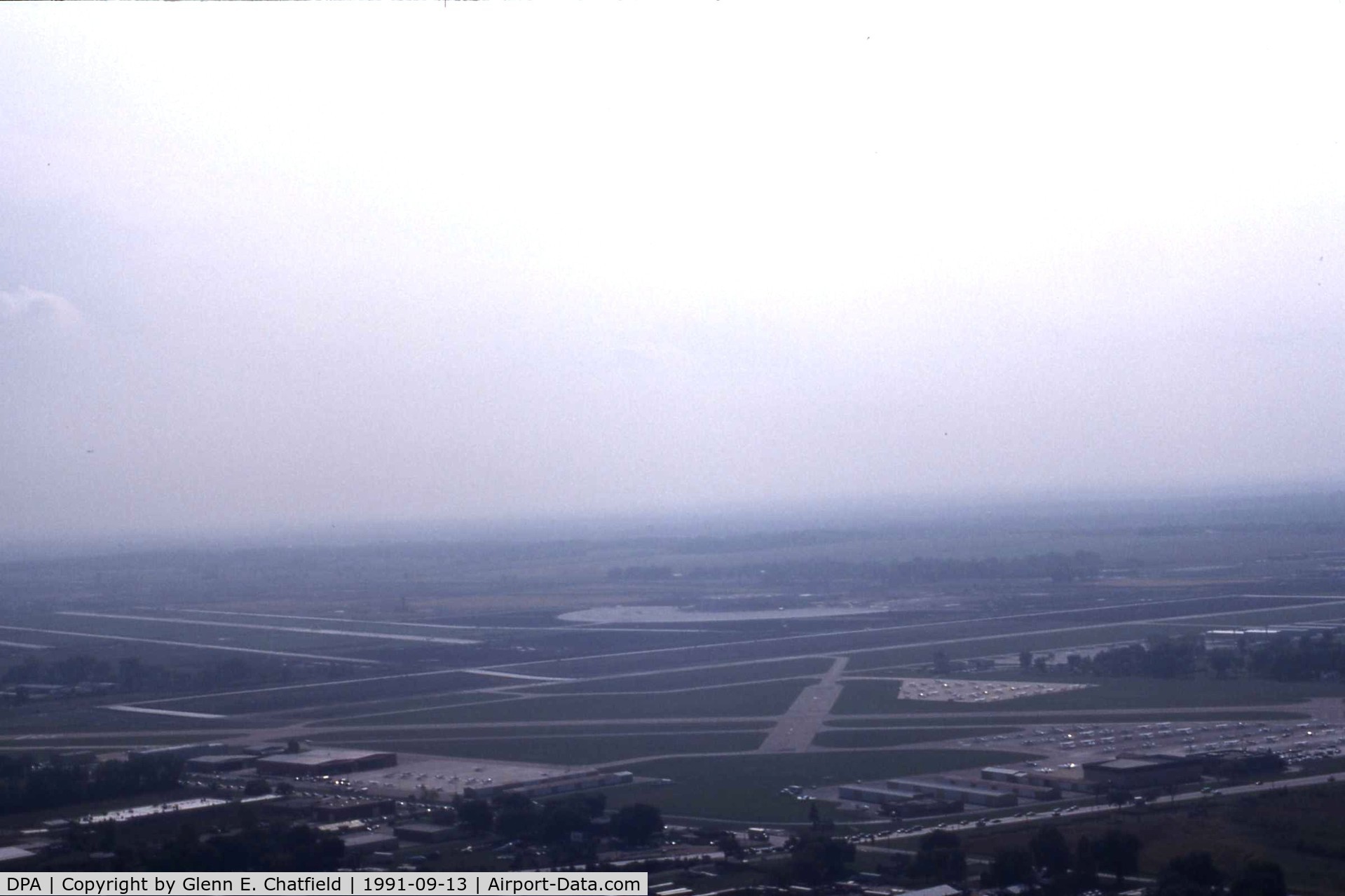 Dupage Airport (DPA) - Heading SW inbound in the Airship Shamu