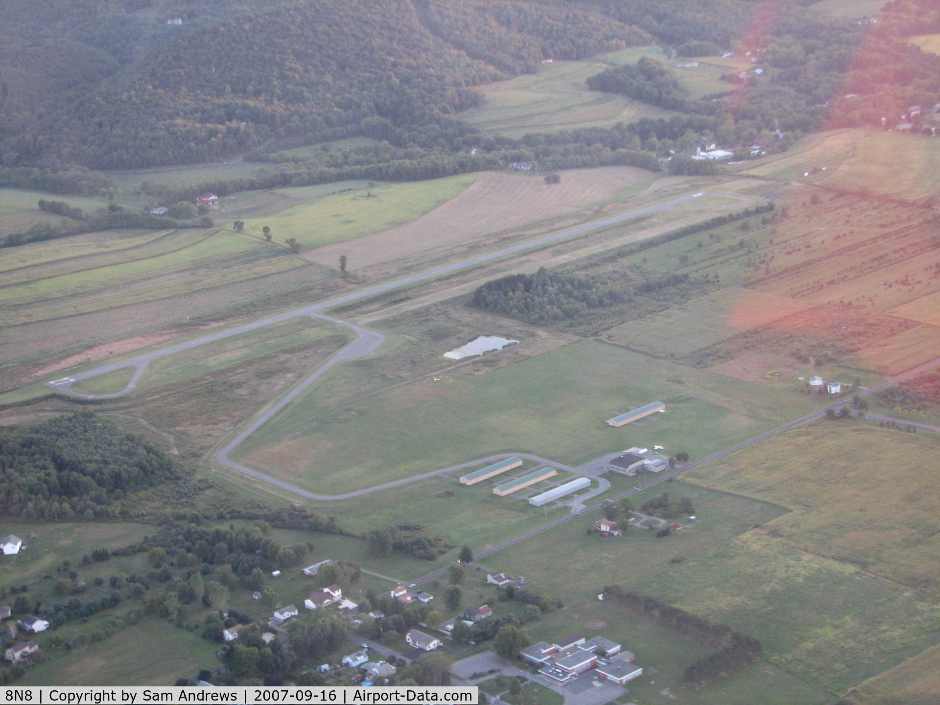 Danville Airport (8N8) - This is the most recent pic that I know of.  Not real clear it was taken from Cherokee