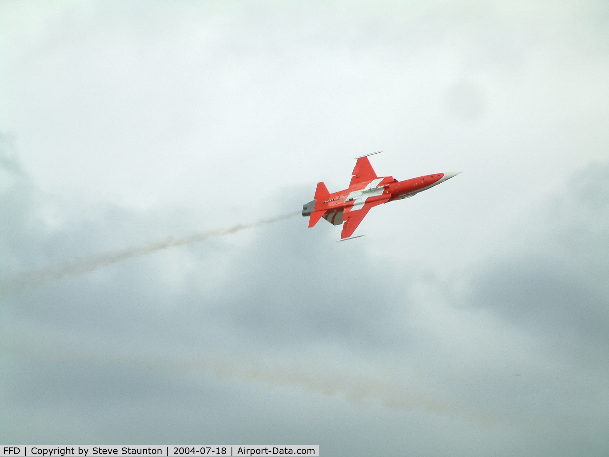 RAF Fairford Airport, Fairford, England United Kingdom (FFD) - Patrouille Suisse at Royal International Air Tattoo 2004