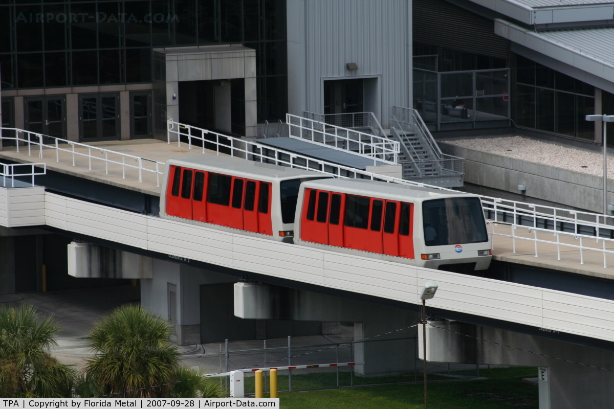Tampa International Airport (TPA) - Tampa monorail to the airside
