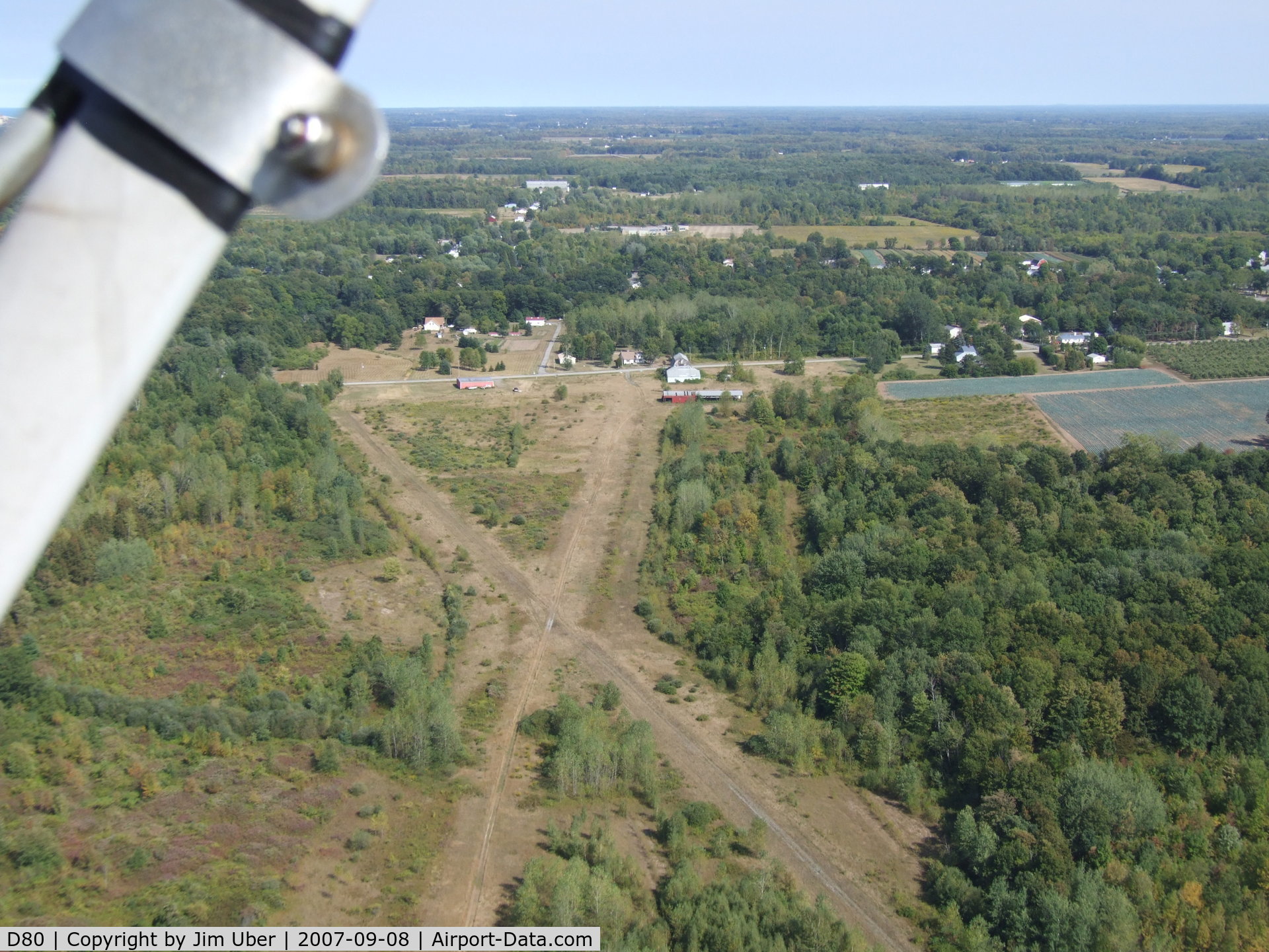 Olcott-newfane Airport (D80) - Looking east; it looks like ATV's and Minibikes have taken over
