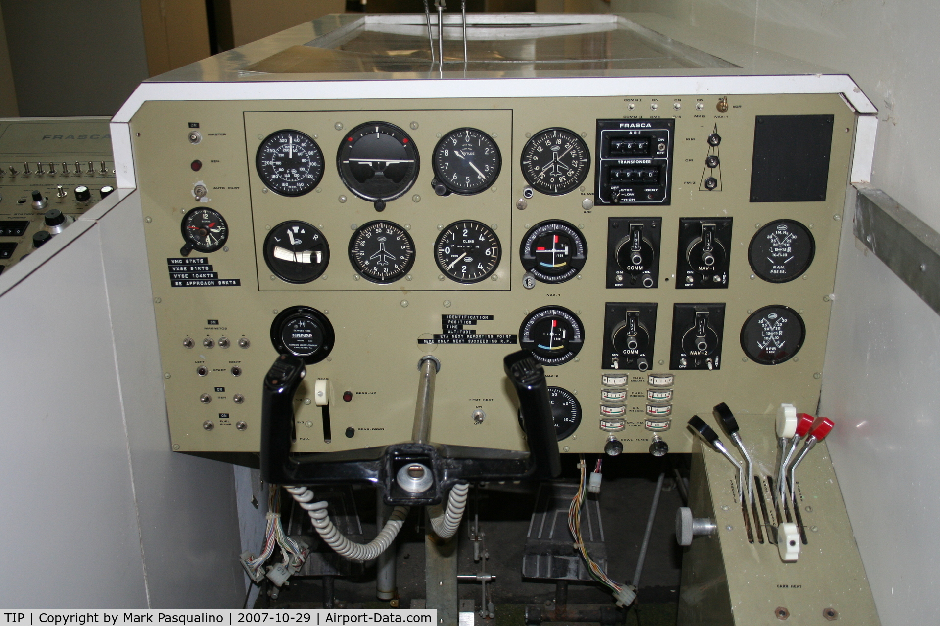 Rantoul Natl Avn Cntr-frank Elliott Fld Airport (TIP) - Frasca 102 G ground trainer at Octave Chanute Aerospace Museum