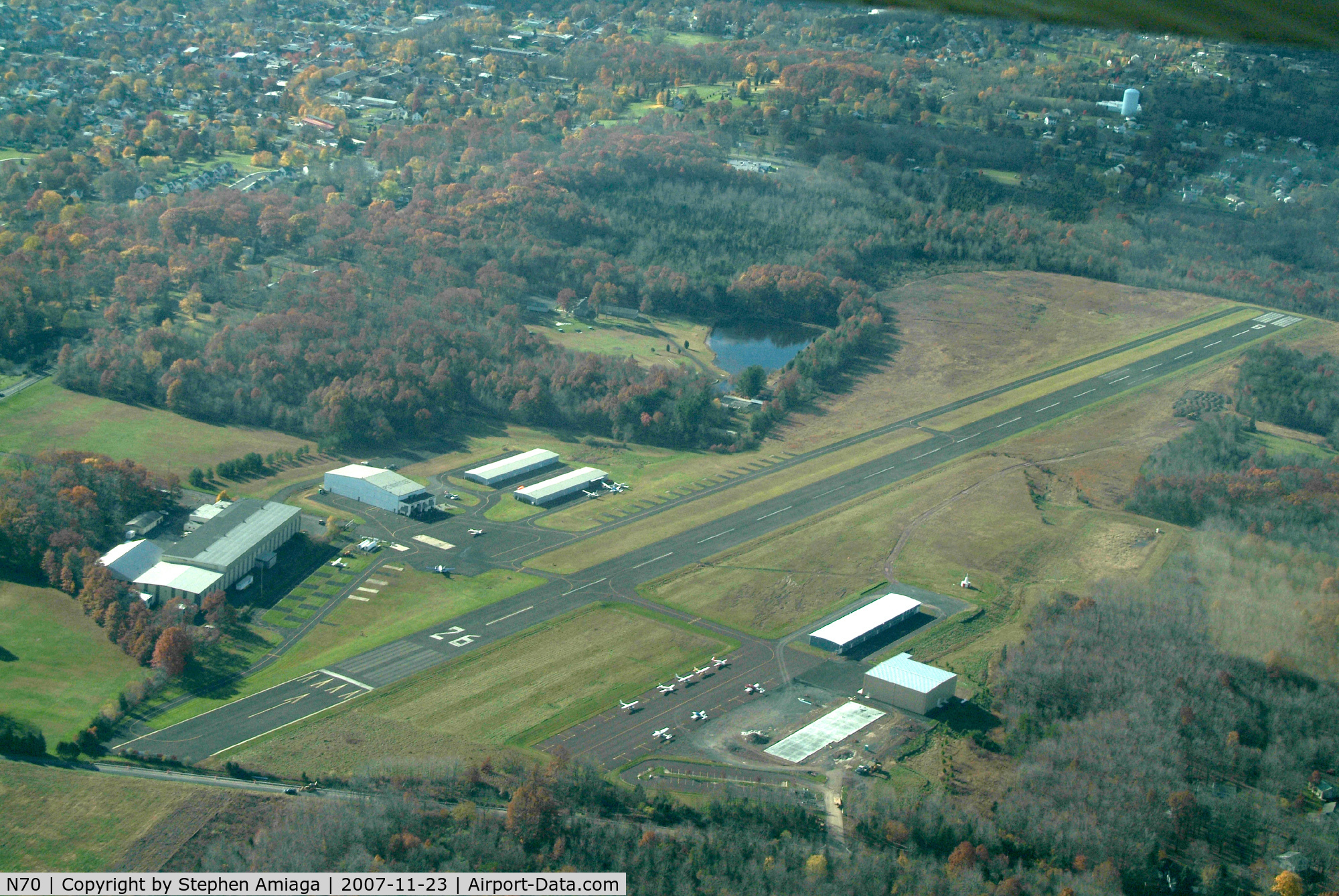 N70 Airport - Pennridge as seen from the NE