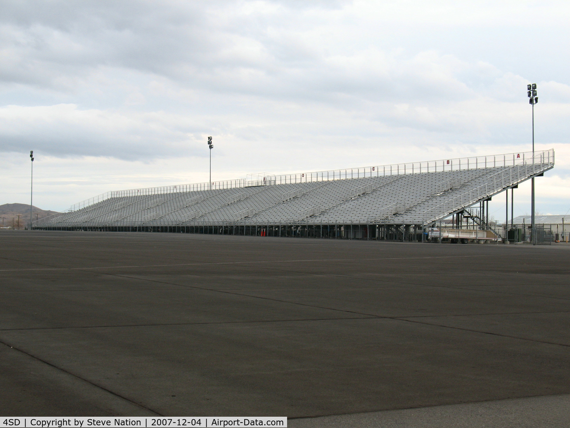 4SD Airport - National Air Race grandstand (no crowds!)