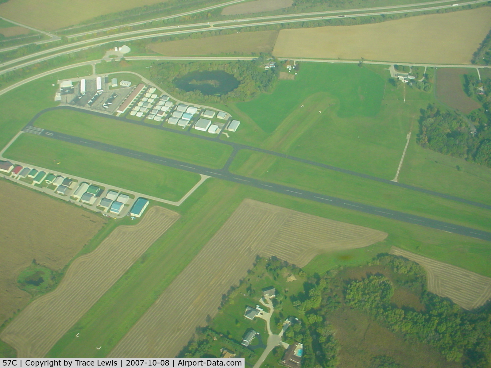 East Troy Municipal Airport (57C) - Overhead going to MWC