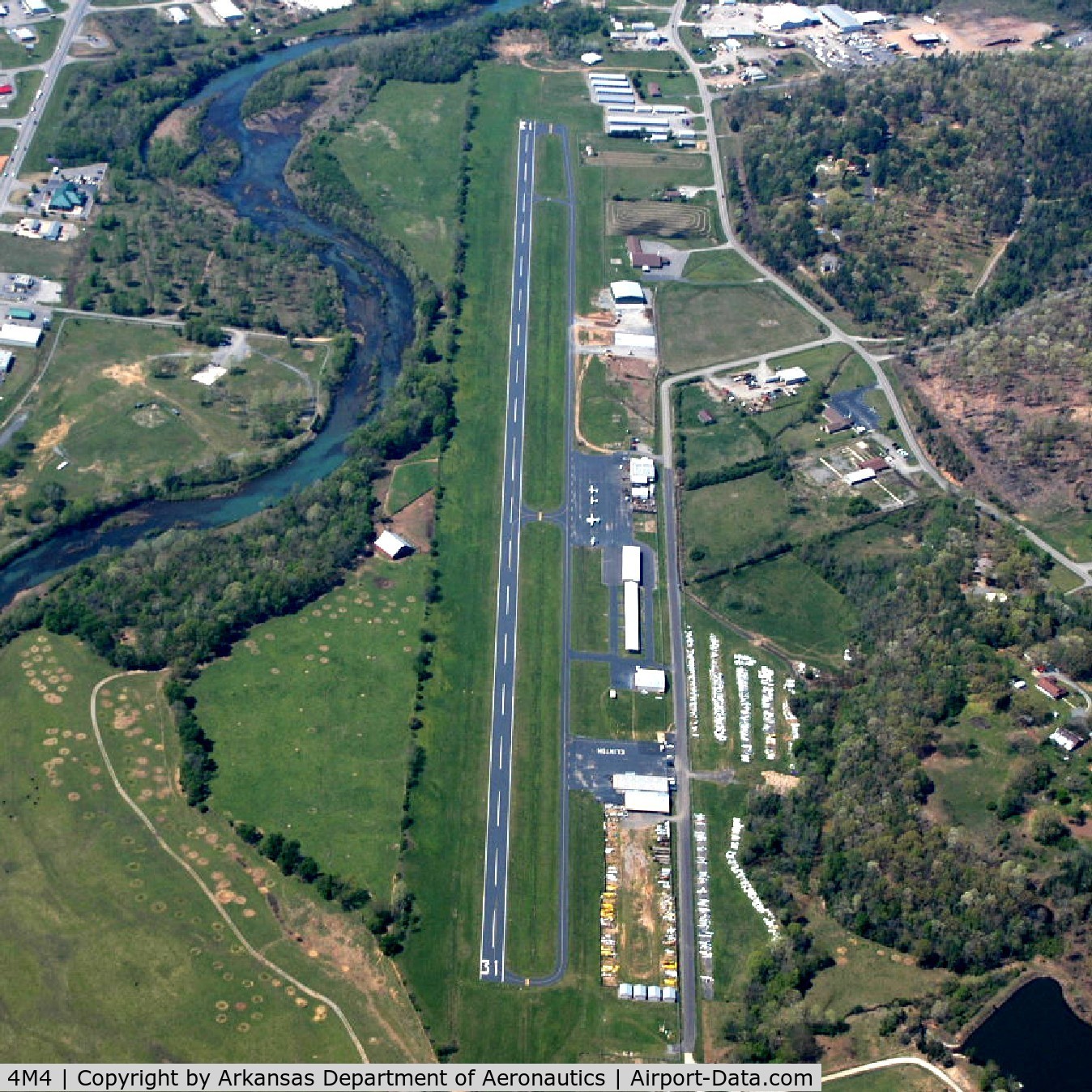 Shady Lawn Field Airport (4M4) - Aerial Photo