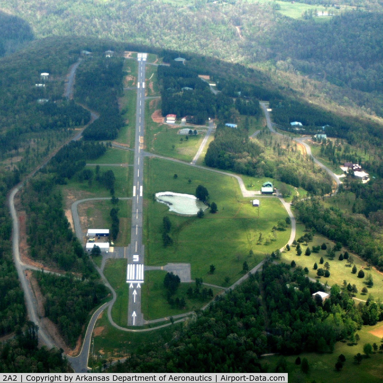 Holley Mountain Airpark Airport (2A2) - Aerial Photo