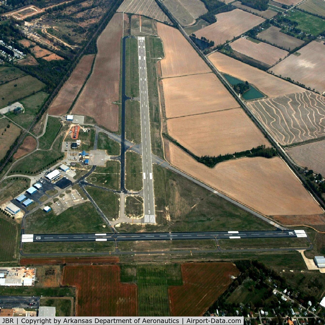 Jonesboro Municipal Airport (JBR) - Aerial Photo