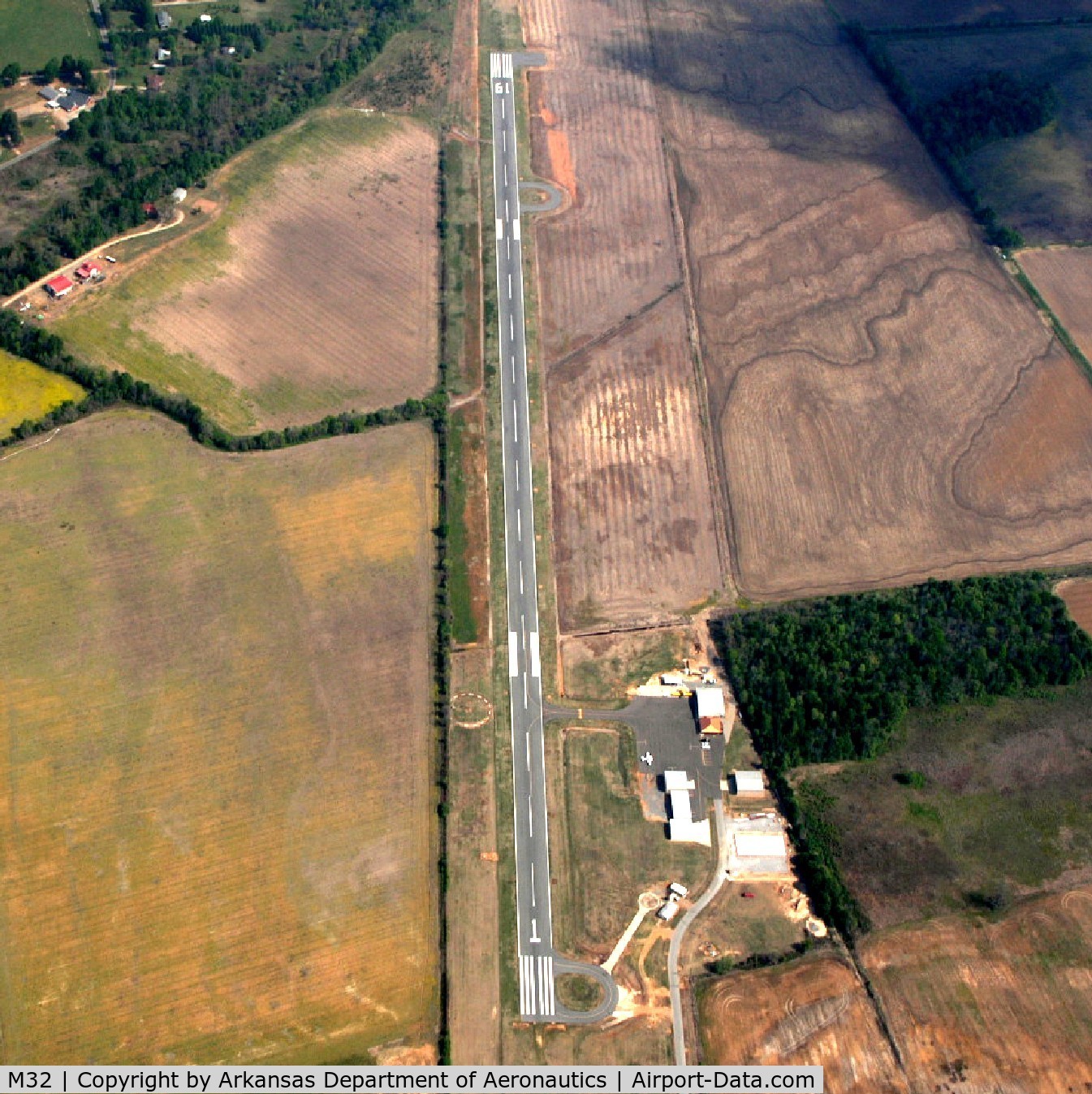 Lake Village Municipal Airport (M32) - Aerial Photo