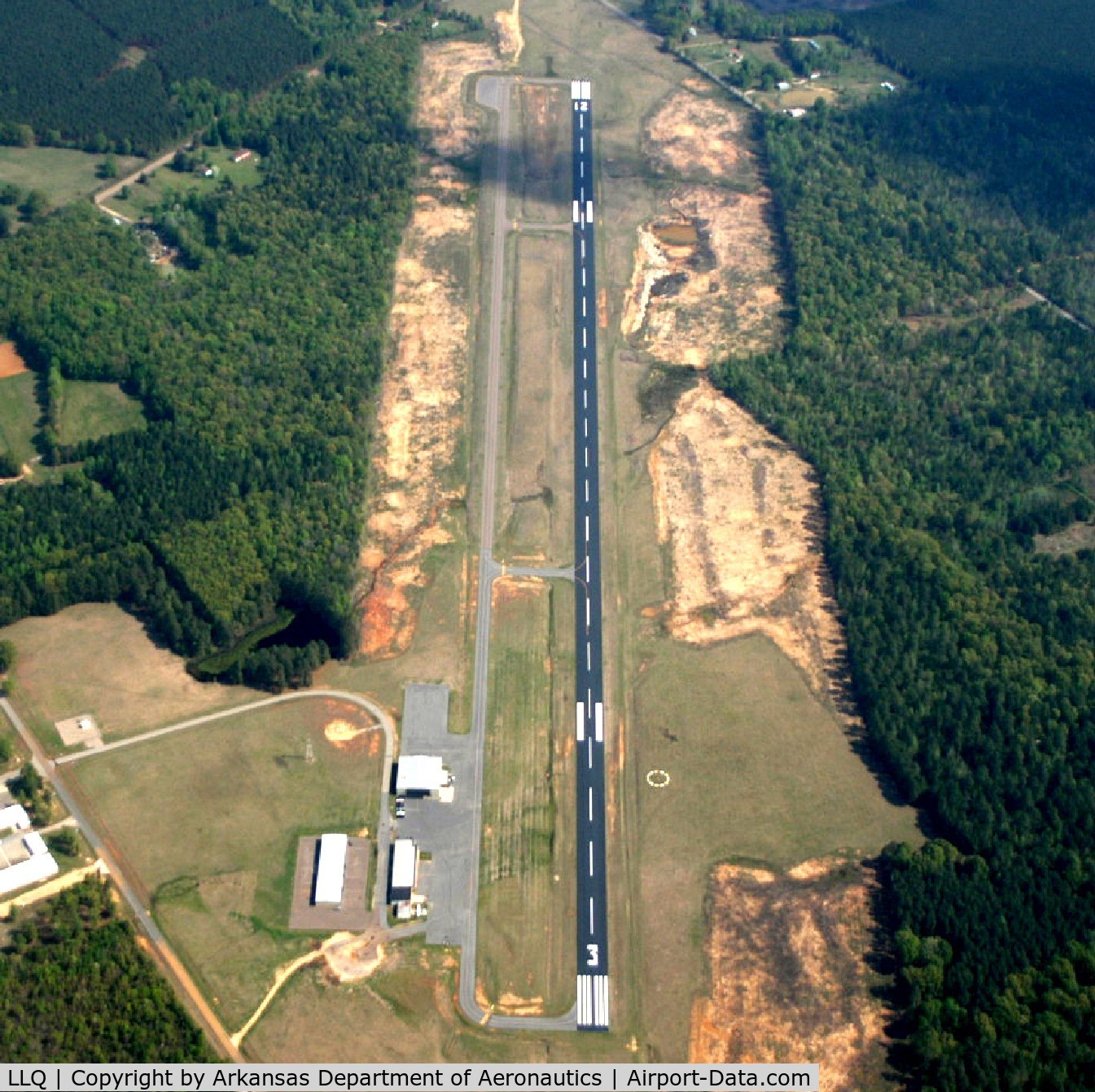 Monticello Muni/ellis Field Airport (LLQ) - Aerial Photo