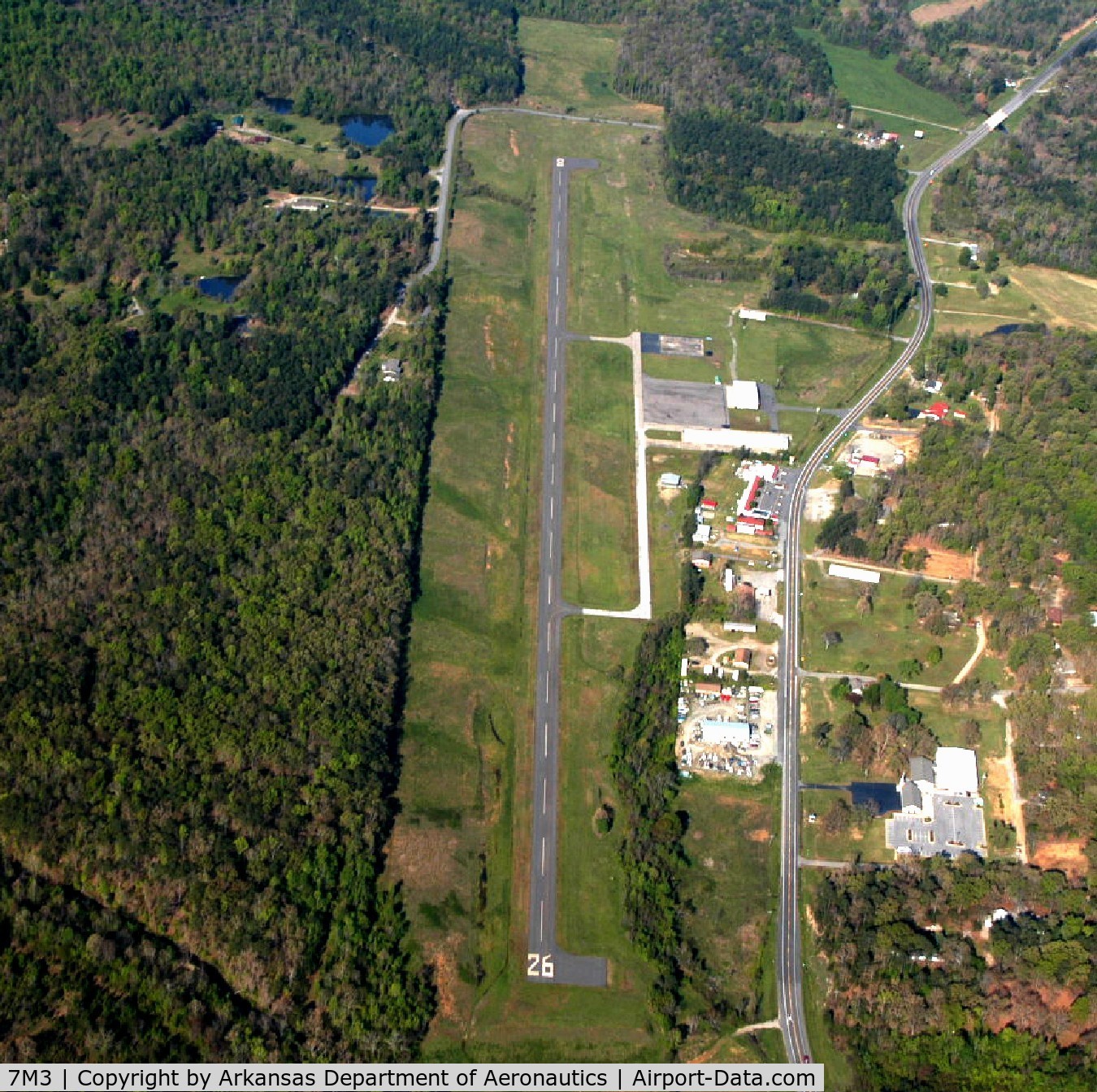 Bearce Airport (7M3) - Aerial Photo