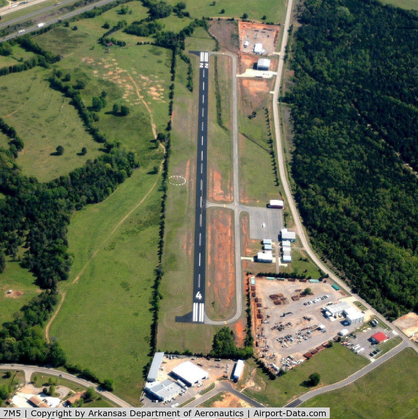 Ozark-franklin County Airport (7M5) - Aerial Photo