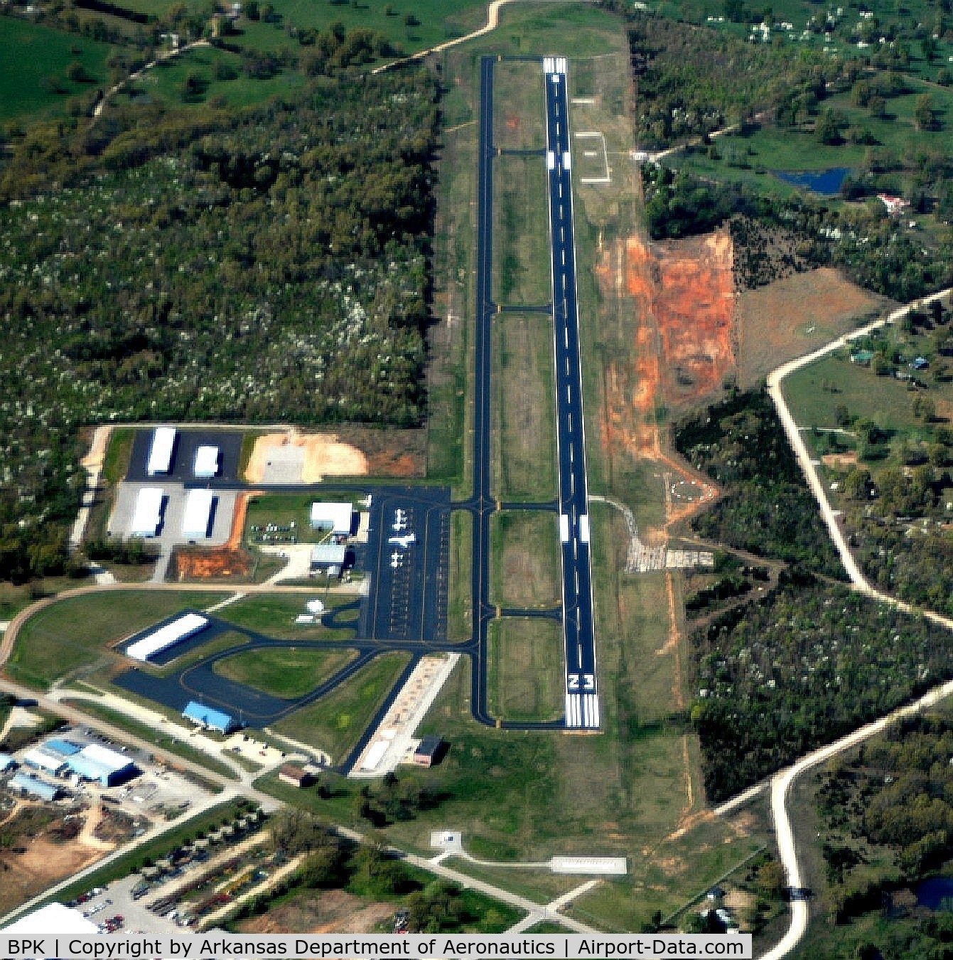 Baxter County Airport (BPK) - Aerial Photo
