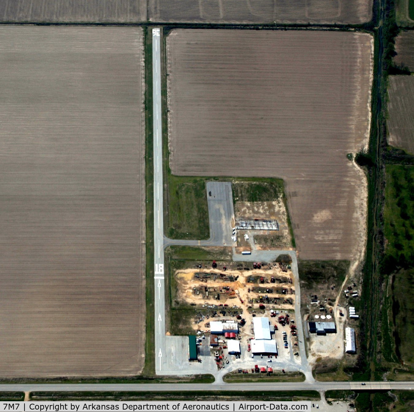 Piggott Municipal Airport (7M7) - Aerial Photo