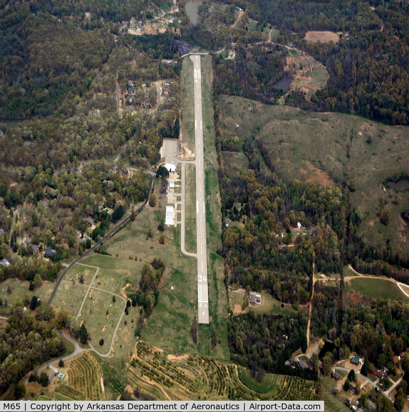 Wynne Municipal Airport (M65) - Aerial Photo