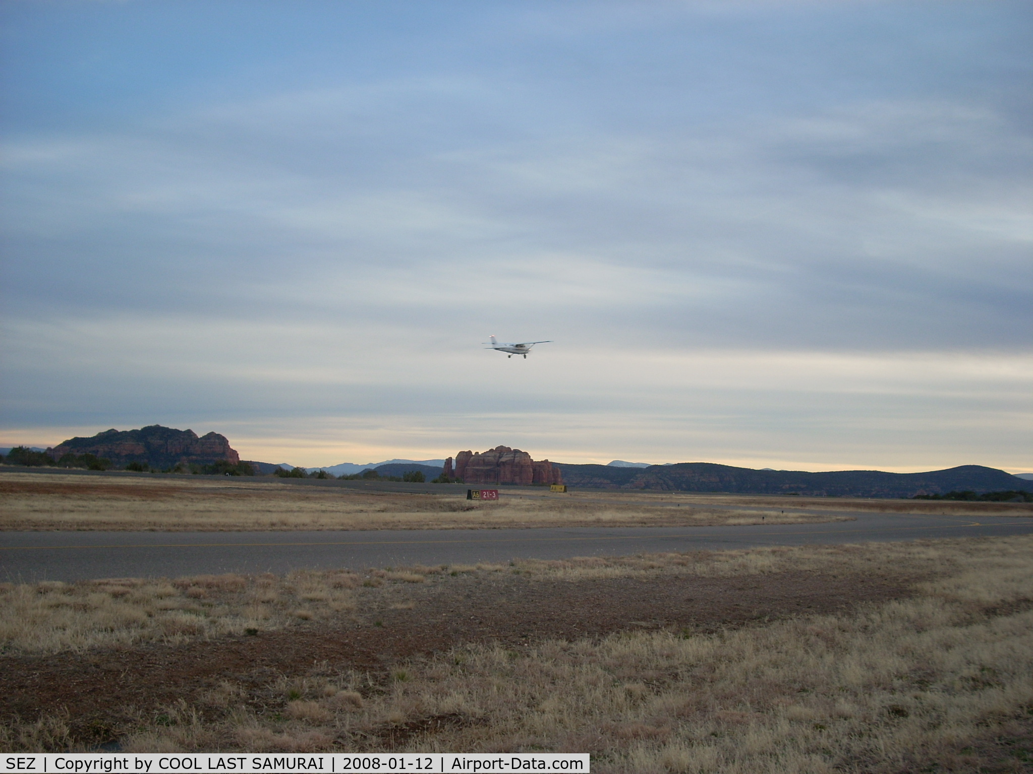 Sedona Airport (SEZ) - C172 taking off from SEZ Rwy21