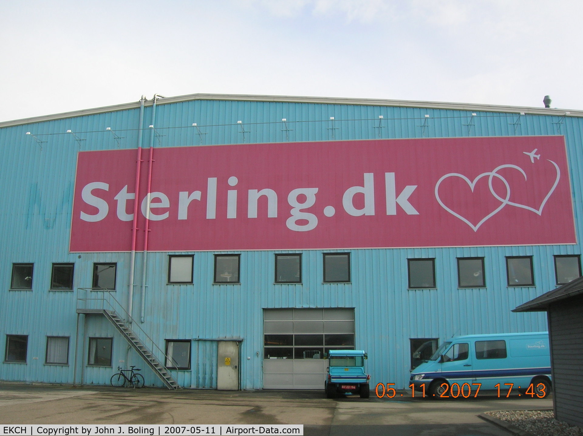 Copenhagen Airport, Kastrup near Copenhagen Denmark (EKCH) - Sterling Airlines Maintenance Hangar at Copenhagen
